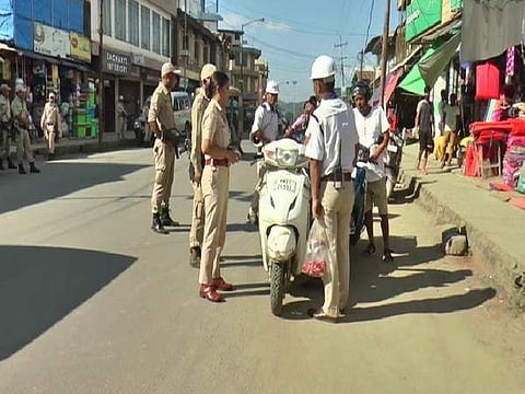 Superintendent of Police Amrita Sinha came up with a way of safe driving campaign and spreading awareness on helmetless driving to motorcycle riders. | ( Photo | ANI )