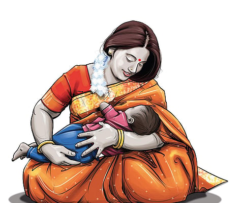 The court was hearing a public interest litigation (PIL) filed on behalf of a mother.