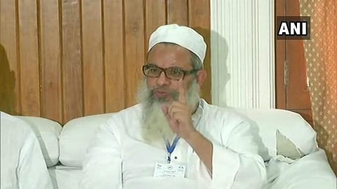General secretary of Jamiat Ulema-e-Hind Mahmood Madani. (Photo | ANI/Twitter)