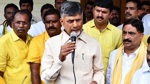 TDP supremo Chandrababu Naidu