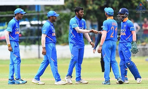 India U19 team. (Photo | Twitter)