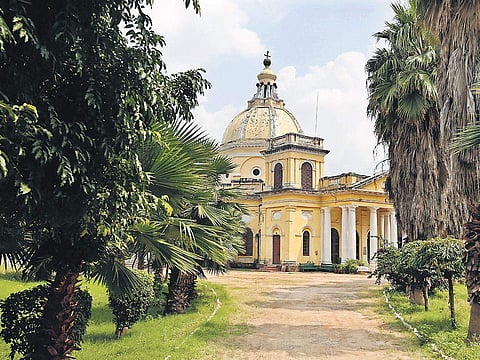 The Kashmere Gate Metro line is barely five metres away from the iconic St James Church and vibrations from the line can be felt inside the church. | ( Photo | Arun Kumar )