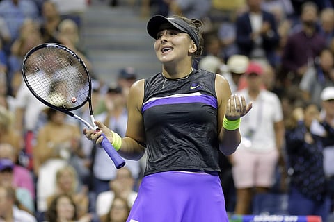 Bianca Andreescu. (Photo | AP)