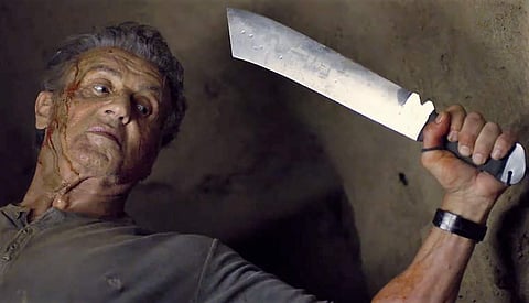 A still from Sylvester Stallone-starrer 'Rambo: Last Blood'.