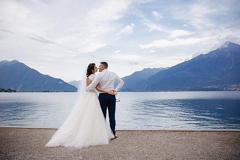 Visual of a married couple used for representational purposes only.