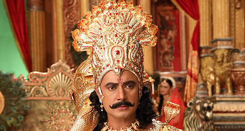 A still from 'Kurukshetra'.