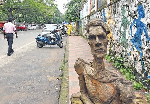 To manage vehicular movement, the corporation has decided to put traffic bollards at both entry points of the street B P Deepu