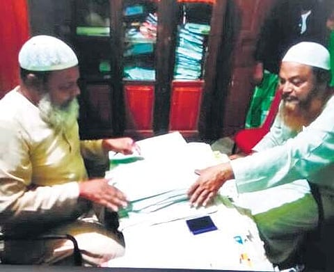 Senior citizen couples are getting remarried to get certificates. | (Photo | EPS)