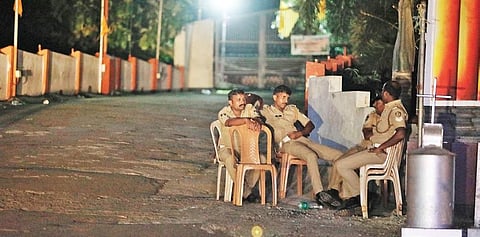 Police camping in front of Piravom church | Arun Angela