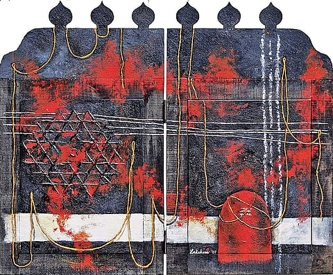 Art Alive Gallery of Delhi has put together a show that aims to investigate different materials artists engage with to explore their expressions.