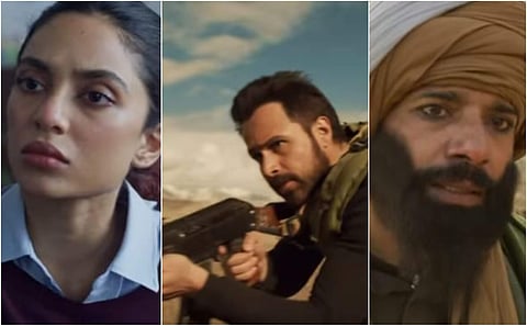 Emraan Hashmi, Sobhita Dhulipala, Vineet Kumar Singh play undercover agents in Netflix series 'Bard of Blood'. (YouTube screengrabs)