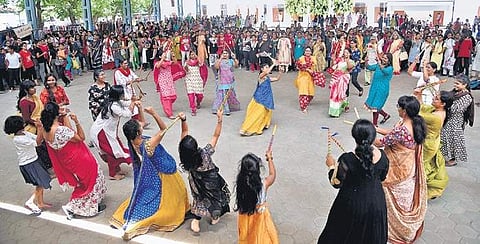 Dandiya event (File Photo | EPS, R Satish Babu)