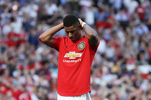 Manchester United's Marcus Rashford was racially abused after missing a penalty (Photo | AP)