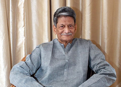 Renowned novelist and playwright Kiran Nagarkar (Photo | Martin Louis, EPS)