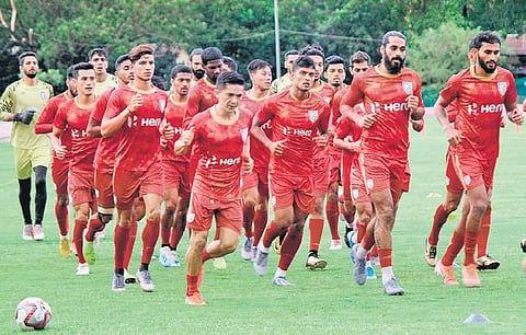 The Indian football team had lost 1-2 against Oman 4 years ago on the same stage.