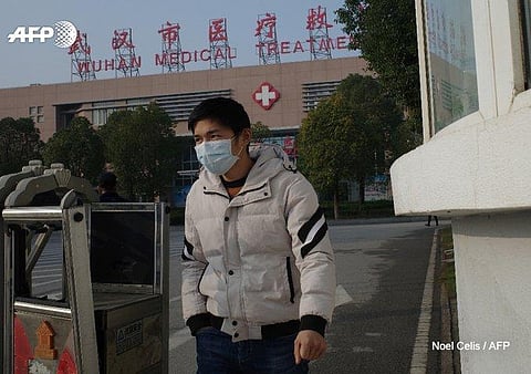 At least a half-dozen countries in Asia also have started screening incoming airline passengers from central China. (Photo | AFP Twitter)