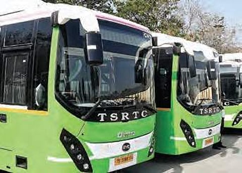 TSRTC buses