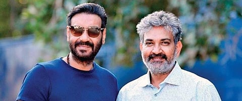 Ajay Devgn and Rajamouli