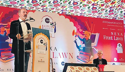 Stephen Greenblatt gave a talk on the hero of his recent book, Poggio Bracciolini, at the Jaipur Lit Festival 2020