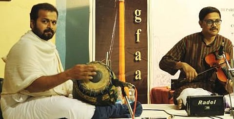 K Ganapathiram (L) and B Janakiraman. (Photo| EPS)