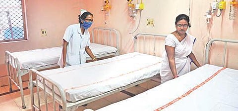 Image of hospital ward used for representative purpose