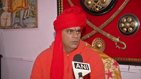 Akhil Bhartiya Hindu Mahasabha President Swami Chakrapani. (Photo | Twitter/ANI)