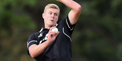New Zealand's tallest cricketer Kyle Jamieson (File Photo | AFP)