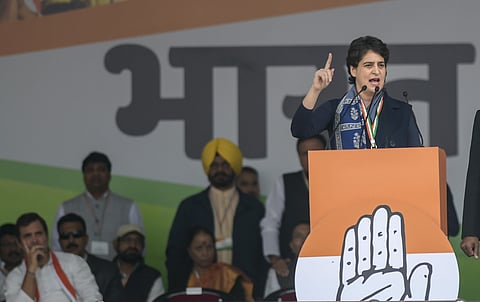 Congress general secretary Priyanka Gandhi (Photo | PTI) (Photo | PTI)