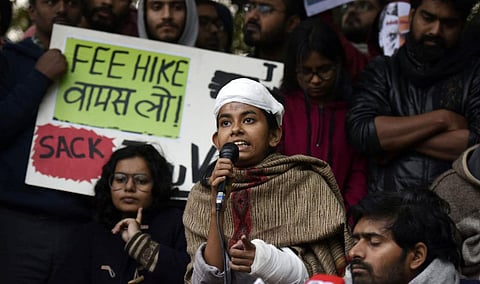 JNU Students' Union President Aishe Ghosh. (Photo | Arun Kumar, EPS)