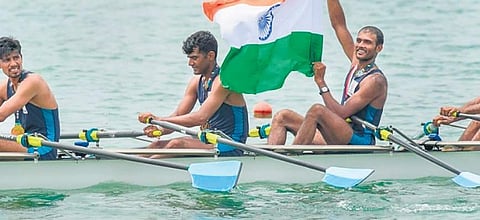 Indian rowing team