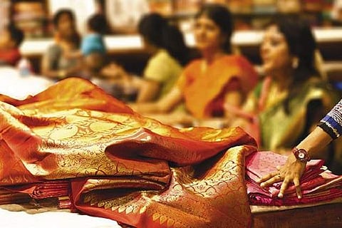 Established in Chennai in 1928, Nalli is a textile brand which prides itself as being steeped in tradition. ( Photo | Wikipedia/Durgarao Vuddanti)