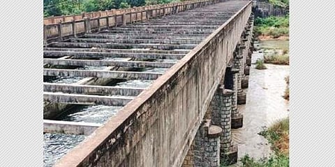 Villagers first noticed the erosion on the canal bed in the morning and informed the officials of the Water Resources department.