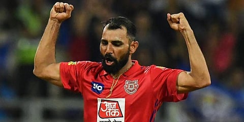 Kings XI Punjab bowler Mohammed Shami (Photo | AFP)