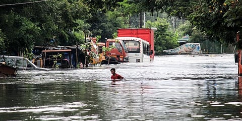 The loss to the properties due to the rains and floods in Telangana was Rs 5,000 crore, as per the initial estimates. (Photo | Vinay Madapu, EPS)