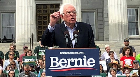Senator from the US state of Vermont 0Bernie Sanders (Photo | AP)