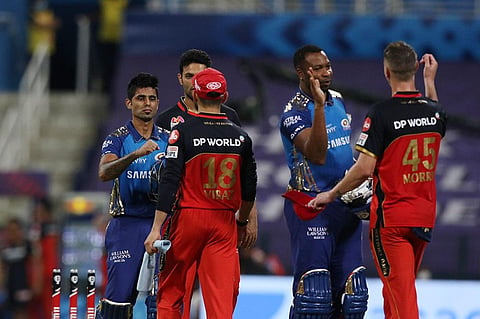 Surya Kumar Yadav of Mumbai Indians celebrate the victory. (Photo | IPL)