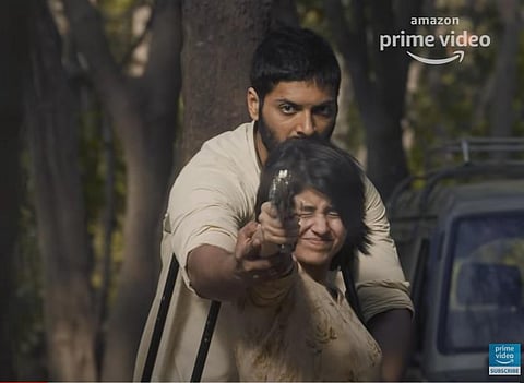 Sweta Tripathi and Ali Fazal in 'Mirzapur' season 2 trailer. (Photo | YouTube Screengrab)