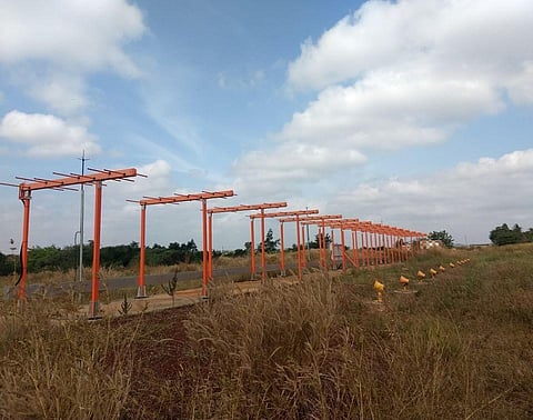 Hubballi Airport has been equipped with ILS technology for highly accurate radio signal navigation (Photo | Express)