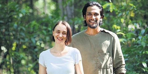 Zuzana Gombosova (L) and Susmith C Suseelan