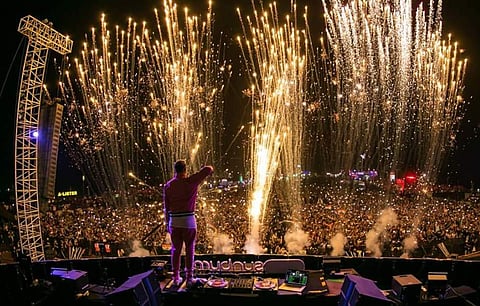File image of Sunburn Festival from previous years. (Photo | Twitter)