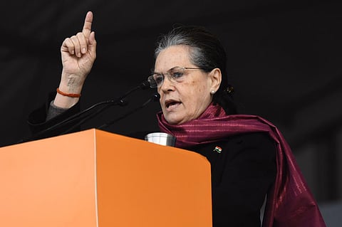 Congress president Sonia Gandhi (Photo| Twitter/ @INCIndia)