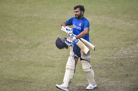 Rohit Sharma during a practice session. (Photo | PTI)