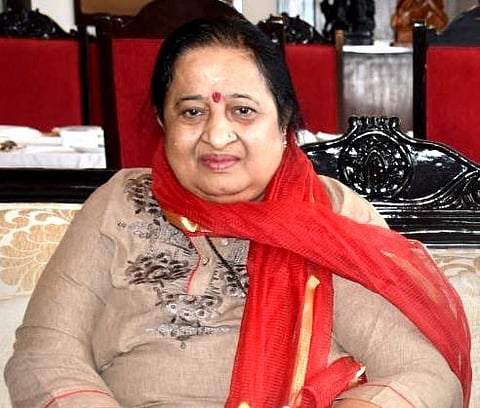 Sushila Devi, wife Odisha Governor Prof Ganeshi Lal.