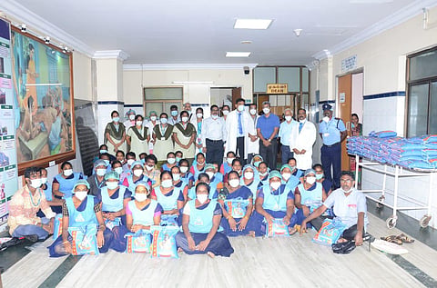 Dean Dr. Theranirajan said that many patients in the past had come forward with such kind gestures towards the hospital staff after recovery from Covid-19. (Photo | Special Arrangement)
