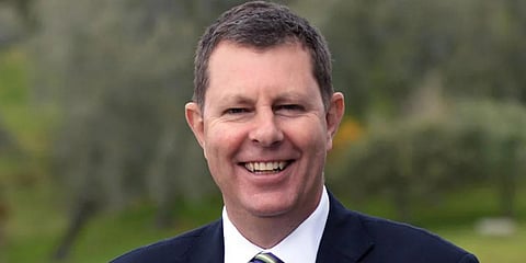 ICC's newly-appointed chairman Greg Barclay (Photo| Twitter/@DDIndialive)
