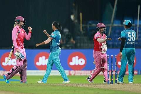 Harmanpreet Kaur (C)of Supernovas. (Photo | IPL)