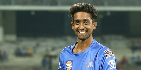 CSK spinner Sai Kishore (Photo | CSK Twitter)