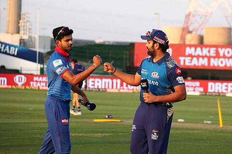 Rohit Sharma captain of Mumbai Indians and Shreyas Iyer captain of Delhi Capitals. (Photo | www.ipl.com)