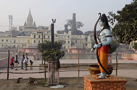 Ayodhya Ram Temple site. (File Photo | AFP)