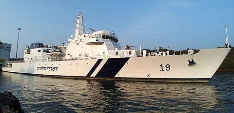 India Coast Guard ship ‘Sujeet’ (Photo | Twitter)